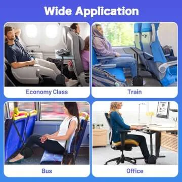 Airplane Foot Rest Hammock - Comfort for Long Flights