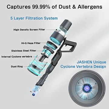 Discover JASHEN V18 Cordless Vacuum with Powerful Suction