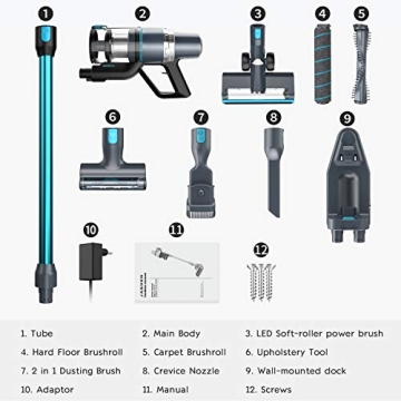 Discover JASHEN V18 Cordless Vacuum with Powerful Suction