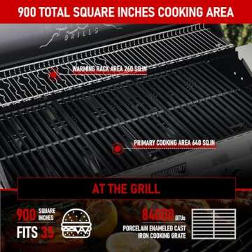 Monument Grills 6-Burner Convertible Natural Gas Smart bbq Grill Stainless Steel Denali 605 with BBQ Cover