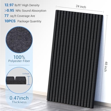 MAGICUBETIC Acoustic Panels Self-Adhesive Soundproofing