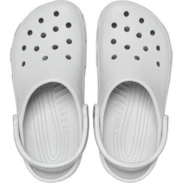 Crocs Unisex-Adult Classic Clog, Clogs for Women and Men, Atmosphere, 8 Women/6 Men