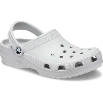 Crocs Unisex-Adult Classic Clog, Clogs for Women and Men, Atmosphere, 8 Women/6 Men