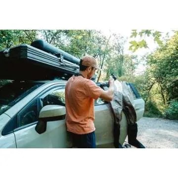 WaterPORT Weekender Portable 8-Gallon Water Tank with Camping Shower; Off Road Shower for Overlanding, Water Storage, Roof Rack Mount