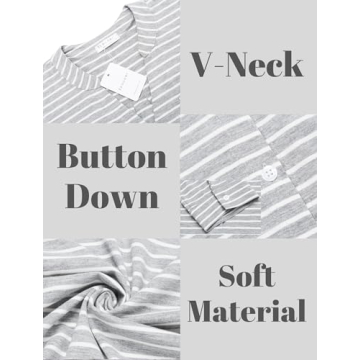 Stylish Ekouaer Women's Soft Sleep Dress for Comfort