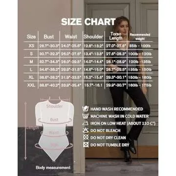 MANGOPOP Sexy Plunge Neck Black Bodysuit for Women