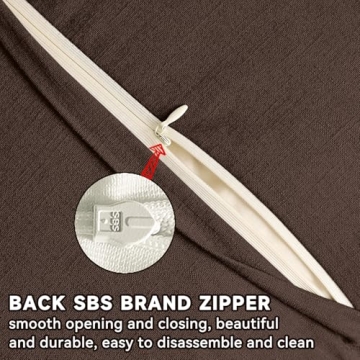 Stylish AmHoo Linen Pillow Covers with Tassels for Home