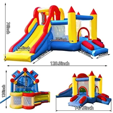 Umbalir Inflatable Bounce House for Kids Aged 3-8