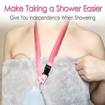 Shower Lanyard for Mastectomy Drain Holders