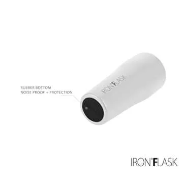 IRON °FLASK Rover Tumbler 2.0-2 Lids Vacuum Insulated Stainless Steel Bottle, Double Walled, Drinking Cup - Thermos Travel Mug - Dark Rainbow, 32 Oz