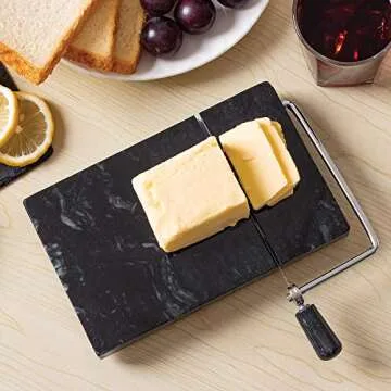 Fox Run Marble Cheese Slicer – Elegant & Functional Design