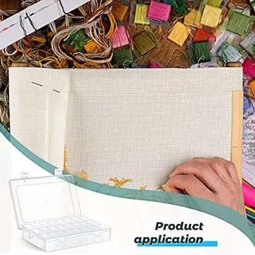 Queekay Embroidery Floss Organizer Set for Thread Storage