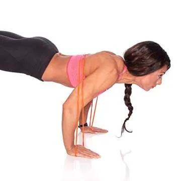 Functional Fitness Pull Up Assist Resistance Bands | Heavy Duty Exercise Bands for Powerlifting, Mobility, and Stretching | Travel Friendly Resistance Bands for Workout | Resistance Range 5-15 lbs