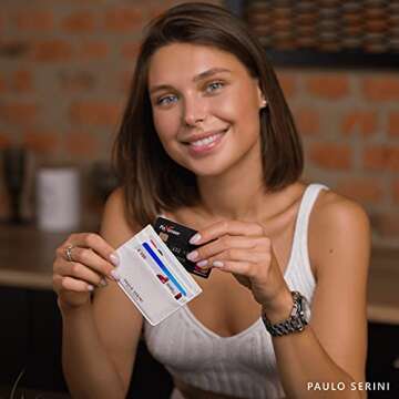 Stylish Vegan Leather Card Holder for All - PAULO SERINI