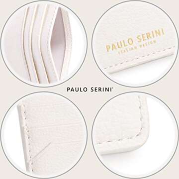 Stylish Vegan Leather Card Holder for All - PAULO SERINI