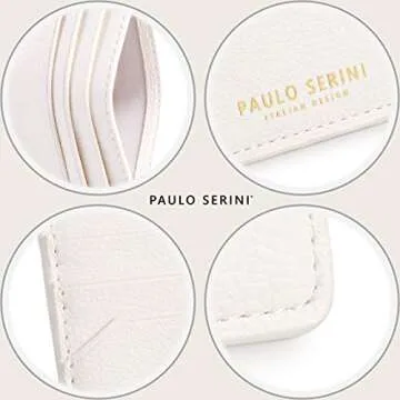 Stylish Vegan Leather Card Holder for All - PAULO SERINI