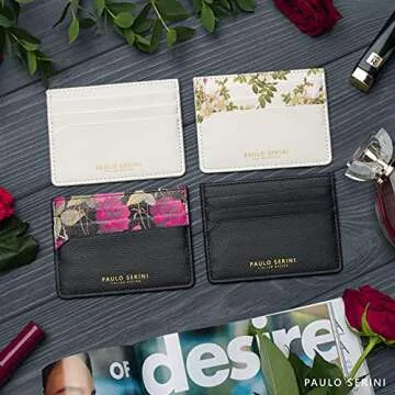 Stylish Vegan Leather Card Holder for All - PAULO SERINI