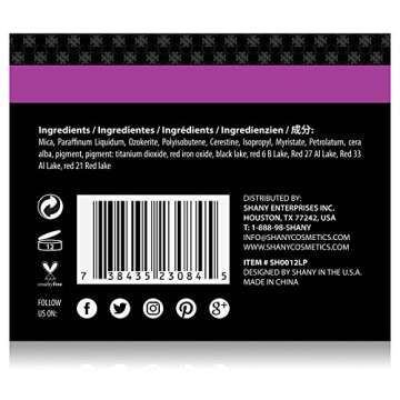 SHANY Slick & Shine Multi-Colored Lipstick Set - 12 Matte Lip Colors Long Lasting & Moisturizing Lip Shades In A Premium Packaging Gift Box with Vitamin E and Aloe Vera.