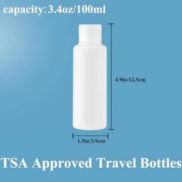 TSA Approved Leak-Proof Travel Bottles for Toiletries