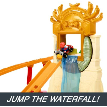 Hot Wheels Mario Kart Jungle Kingdom Raceway Playset for Kids