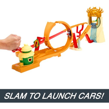 Hot Wheels Mario Kart Jungle Kingdom Raceway Playset for Kids