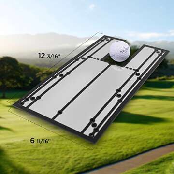 Improve Your Putting with Our 12" x 6" Golf Mirror