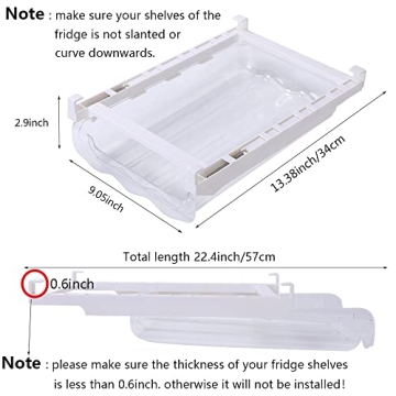 THREE SHEEP Egg Storage Holder for Organized Refrigerators