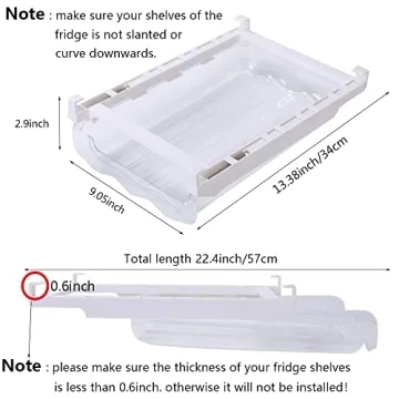 THREE SHEEP Egg Storage Holder for Organized Refrigerators