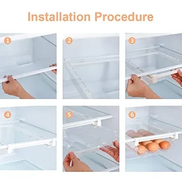 THREE SHEEP Egg Storage Holder for Organized Refrigerators
