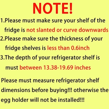 THREE SHEEP Egg Storage Holder for Organized Refrigerators