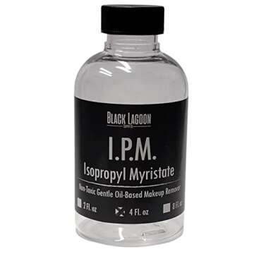 IPM Isopropyl Myristate 4 Oz - Professional Makeup and Adhesive Remover - Removes Pros-aide and PAX ...