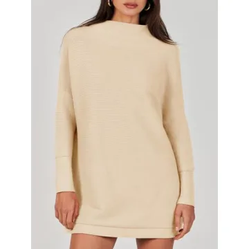Stylish ANRABESS Oversized Turtleneck Sweater for Women