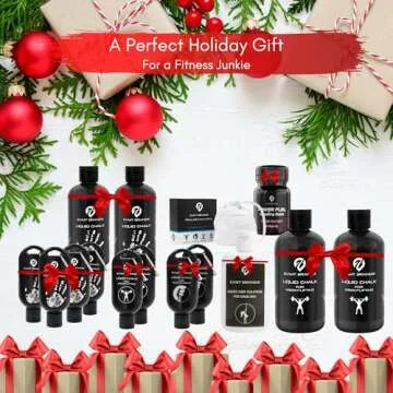 EVMT Brands Liquid Chalk, Mess Free Gym Chalk for Weightlifting, Gymnastics, Rock Climbing, Dancing. Sweat Resistant and Long Lasting for Stronger Grip. Package May Vary.