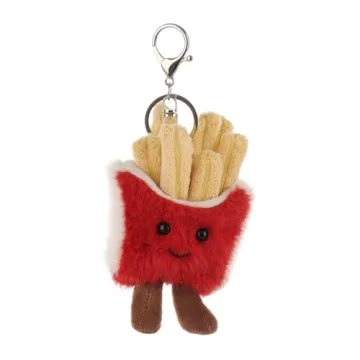 Adorable 3.6" Fresh French Fries Keychain for Kids