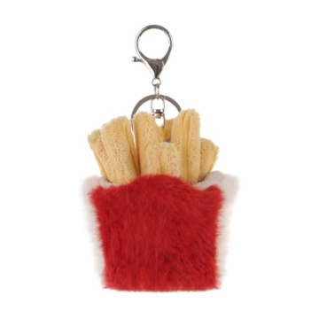 Adorable 3.6" Fresh French Fries Keychain for Kids