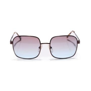 Stylish Blue & Violet Retro Sunglasses - Italian Crafted, UV400 Protection