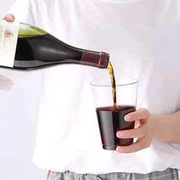 Durable JOLLY CHEF 14 oz Clear Plastic Cups for Parties