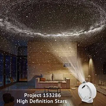 LaView Home Planetarium Star Projector, Ultra Clear Galaxy Projector with 130 ft² Projection Area, Auto-Off Timer, Remote Control, Night Light for Room Decor, 6K Discs, for Kids/Adult Gifts