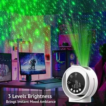 LaView Home Planetarium Star Projector, Ultra Clear Galaxy Projector with 130 ft² Projection Area, Auto-Off Timer, Remote Control, Night Light for Room Decor, 6K Discs, for Kids/Adult Gifts