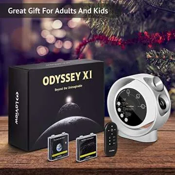 LaView Home Planetarium Star Projector, Ultra Clear Galaxy Projector with 130 ft² Projection Area, Auto-Off Timer, Remote Control, Night Light for Room Decor, 6K Discs, for Kids/Adult Gifts