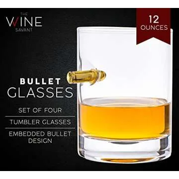 Uzi Submachine Gun Whiskey Gun Decanter and 4 Liquor Glasses - Tik Tok Gun Decanter & Glass Set - Gun Gifts for Men - Whiskey Decanter Set - Bourbon & Scotch Decanter - Firearm Shooting Gifts for Dad