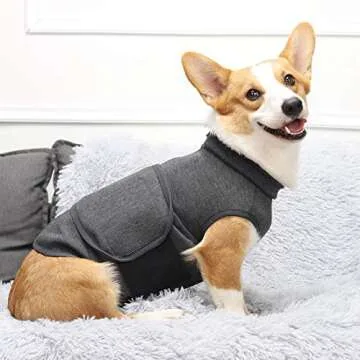 Dog Anxiety Jacket, Dog Coat Dog Anxiety Vest Jacket, Security Vest, Coat Anxiety Shirt for Dogs, Anxiety Jacket for Dogs, Dog Calming Vest for Small Medium Large Dogs (XL)