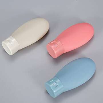 Travel Bottles Set - 60ml Leak-Proof Toiletry Containers