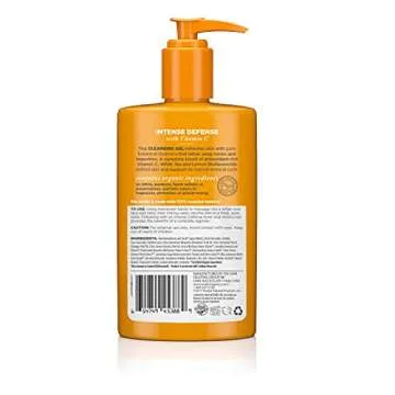 Avalon Organics Cleansing Gel, Intense Defense with Vitamin C, 8.5 Oz