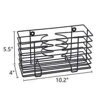 YCOCO Hair Dryer Holder - Wall Mount Metal Wire Organizer for Bathroom Hair Care Tools, Styling Tool...