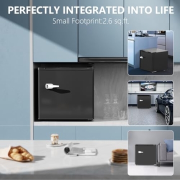 COWSAR 1.2 Cu.Ft Compact Freezer - Efficient & Silent