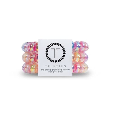 TELETIES - Spiral Hair Coils - Ponytail Holder Hair Ties for Women - Phone Cord Hair Ties - Strong G...