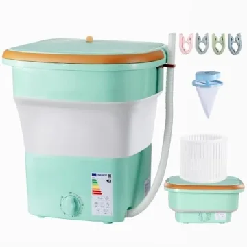 qagwotuv 18L Portable Washing Machine - Compact, Efficient & Quiet for Travel & Small Spaces