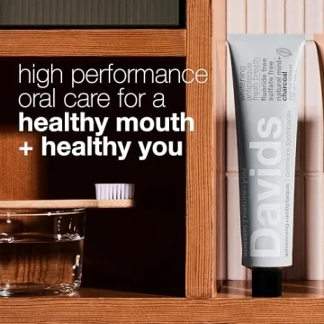 Davids Charcoal Toothpaste for Enhanced Whitening and Freshness