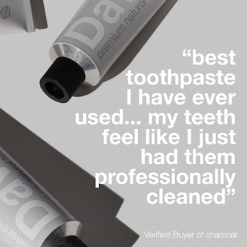 Davids Charcoal Toothpaste for Enhanced Whitening and Freshness